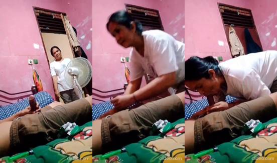 Bokepsin ketahuan mertua lagi ngocok malah ngewe